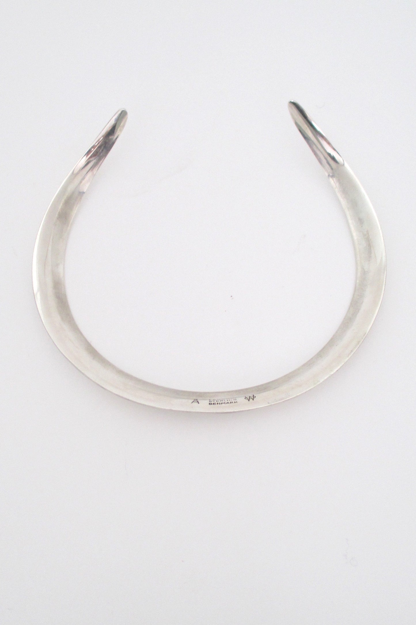 Ove Wendt for Age Fausing wide silver neck ring
