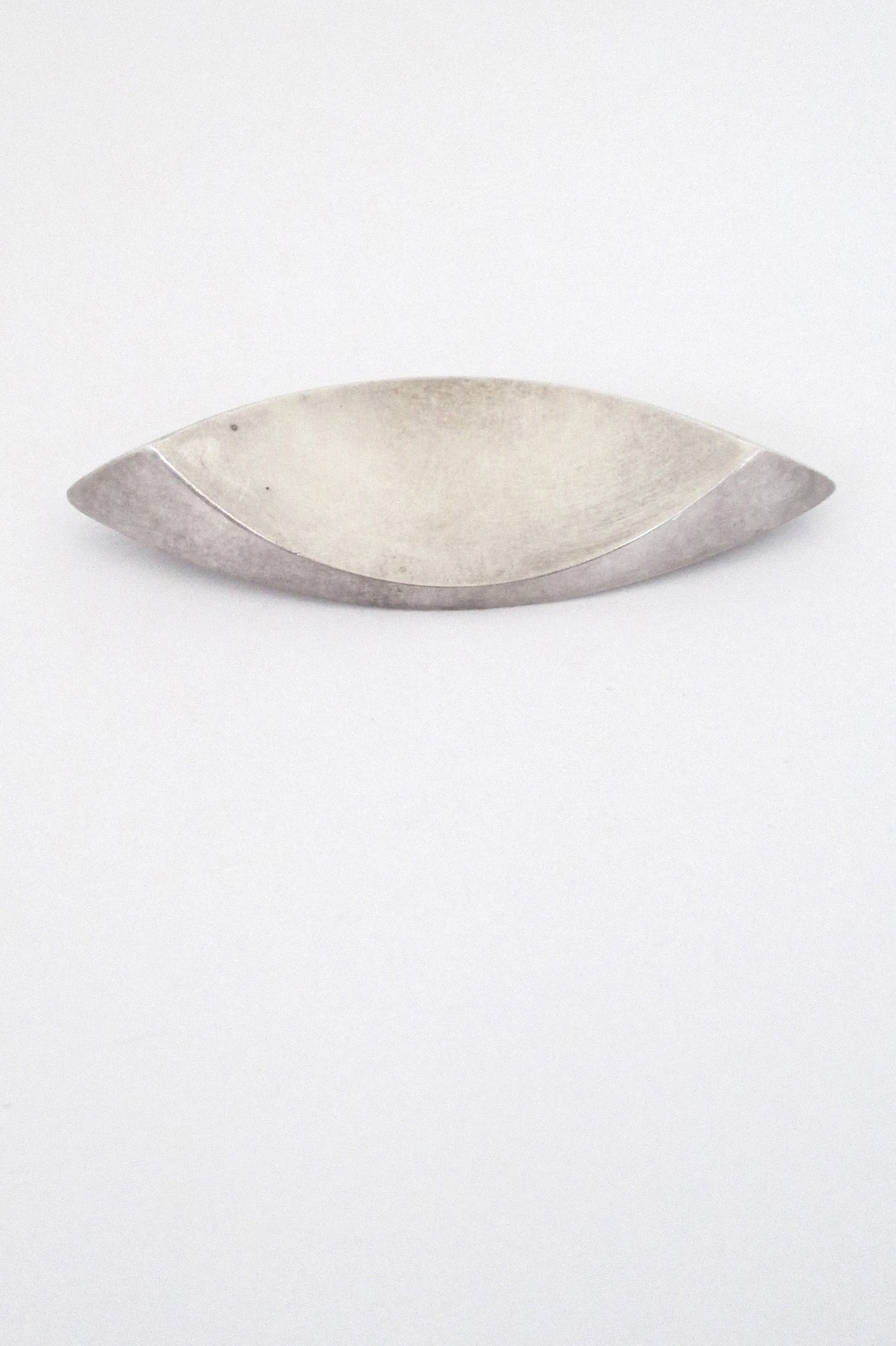 Anton Michelsen Denmark vintage silver large brooch by Eigil Jensen Scandinavian Modern design