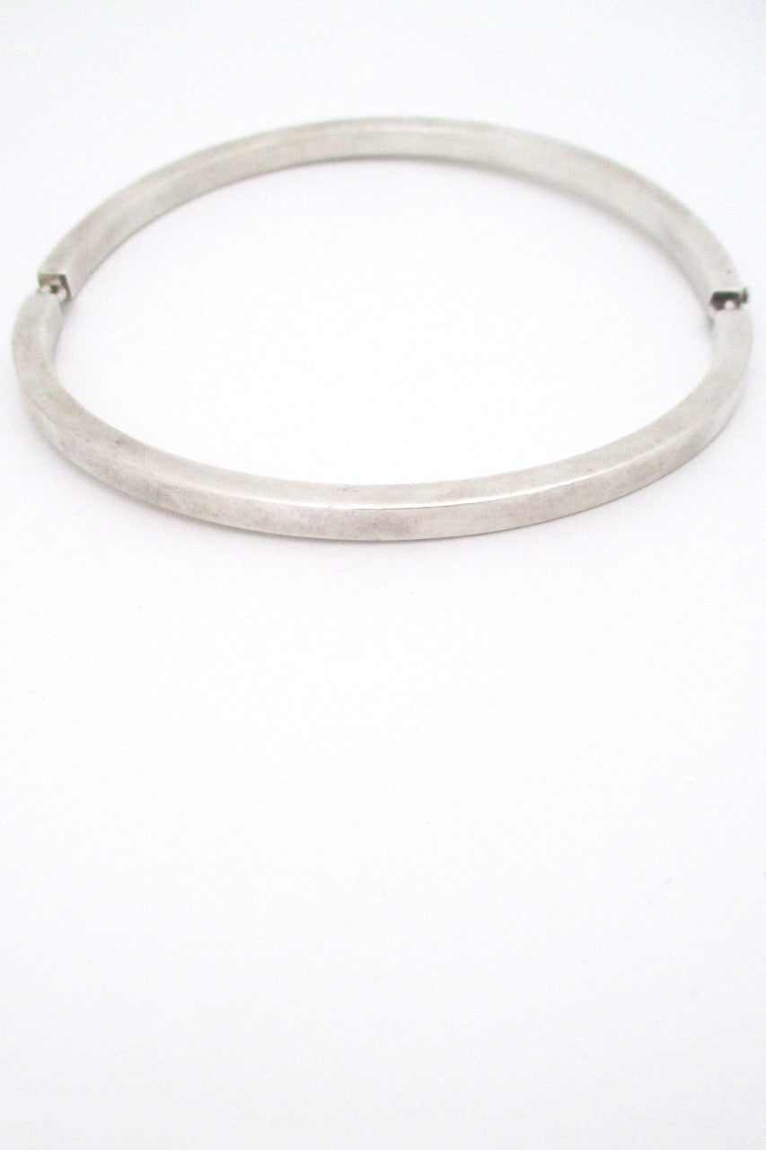 Jose Maria Puig Doria Spain vintage modernist silver choker mid century modern jewellery
