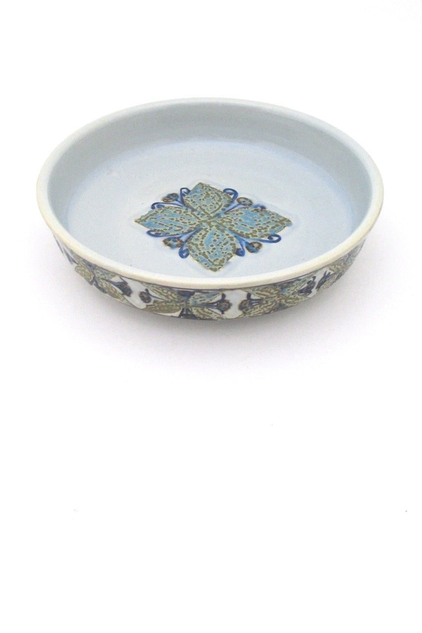 Royal Copenhagen Denmark vintage ceramic Baca faience dish by Grethe Helland