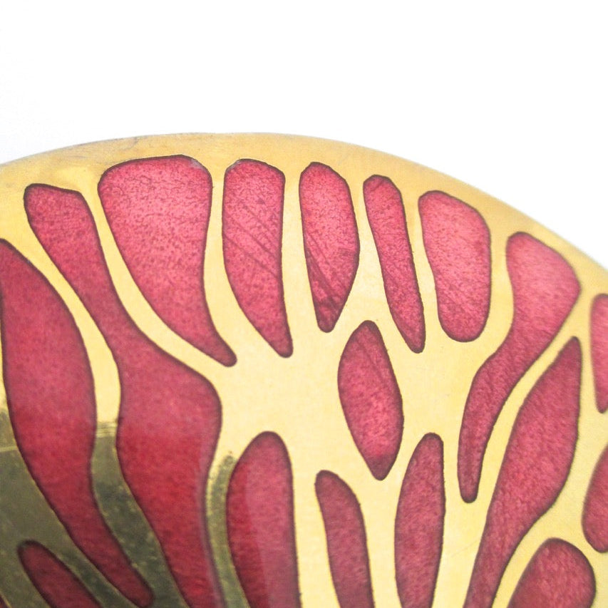 de Passille-Sylvestre large 'pink grapefruit' belt buckle ~ ON HOLD