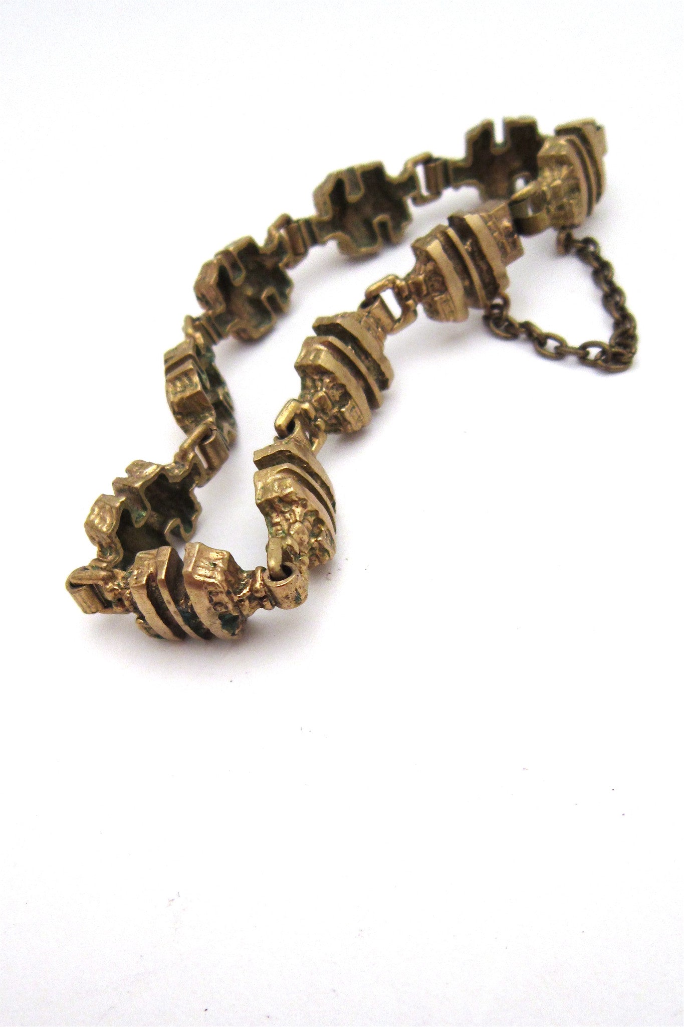 vintage Finland cast bronze bracelet