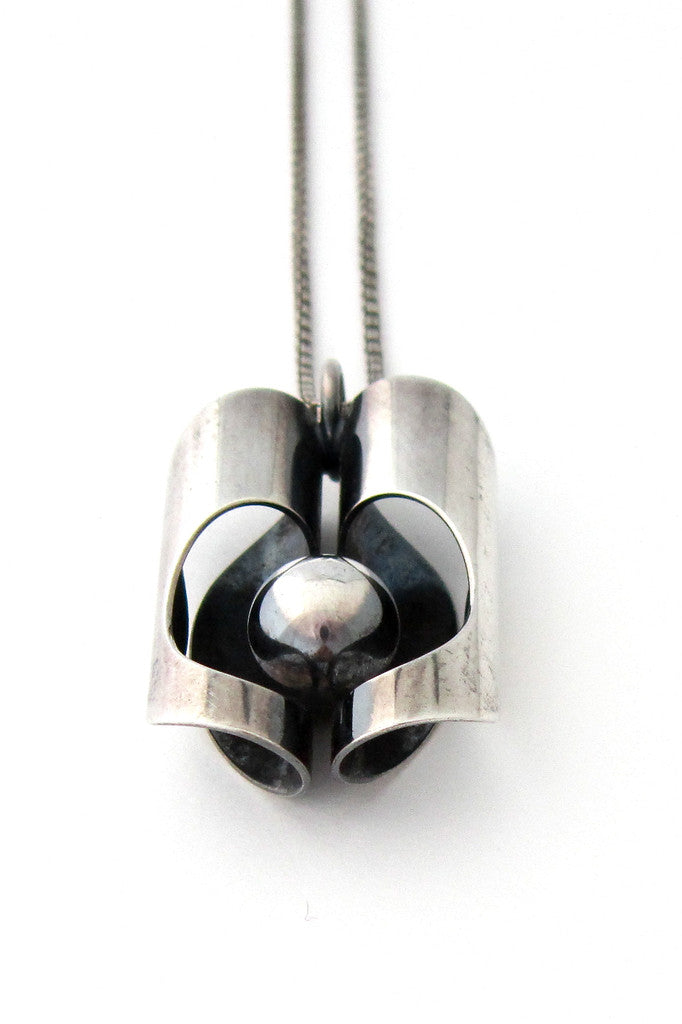 Elis Kauppi Finland silver necklace