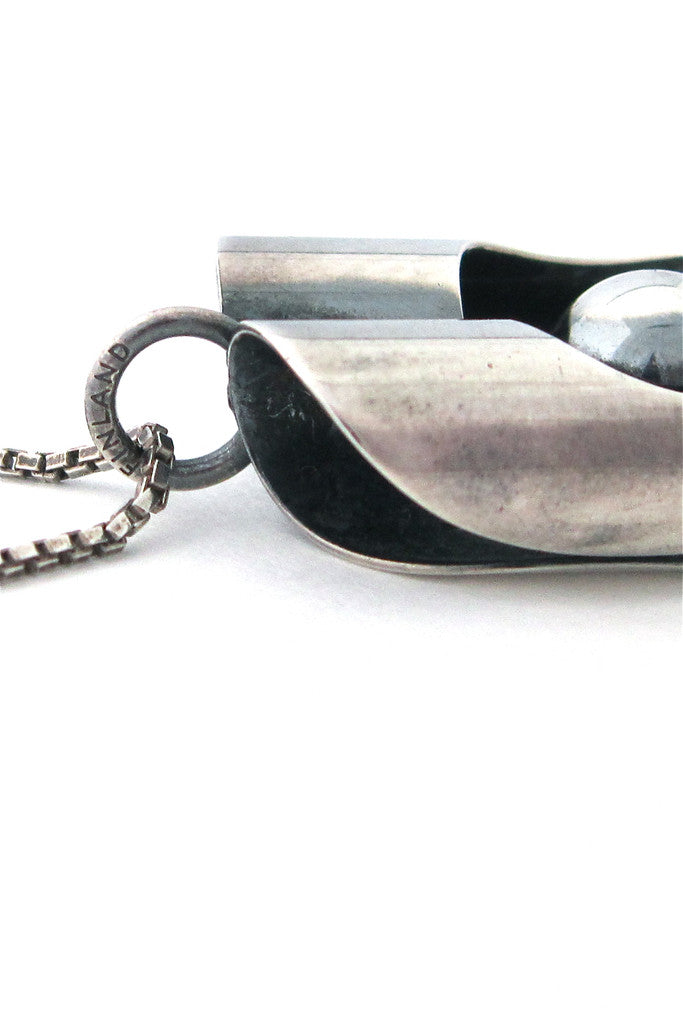 Elis Kauppi 'hidden sphere' pendant