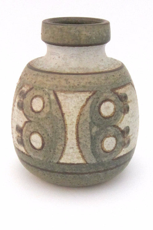 Soholm stoneware vase by Poul Brandborg