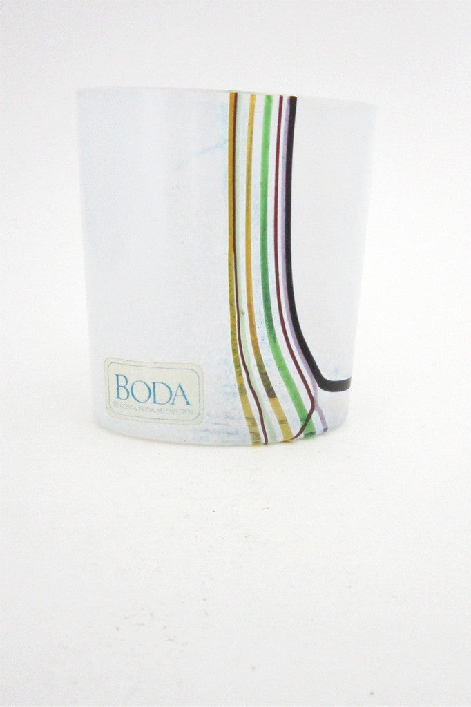 Bertil Vallien small 'Rainbow' vase