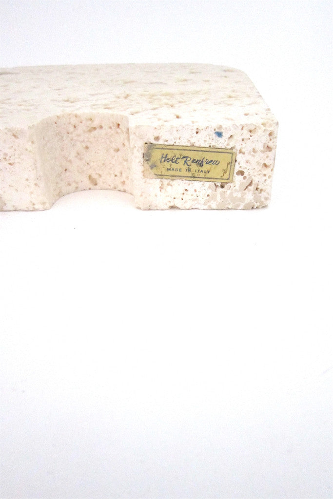 Fratelli Mannelli travertine elephant sculpture