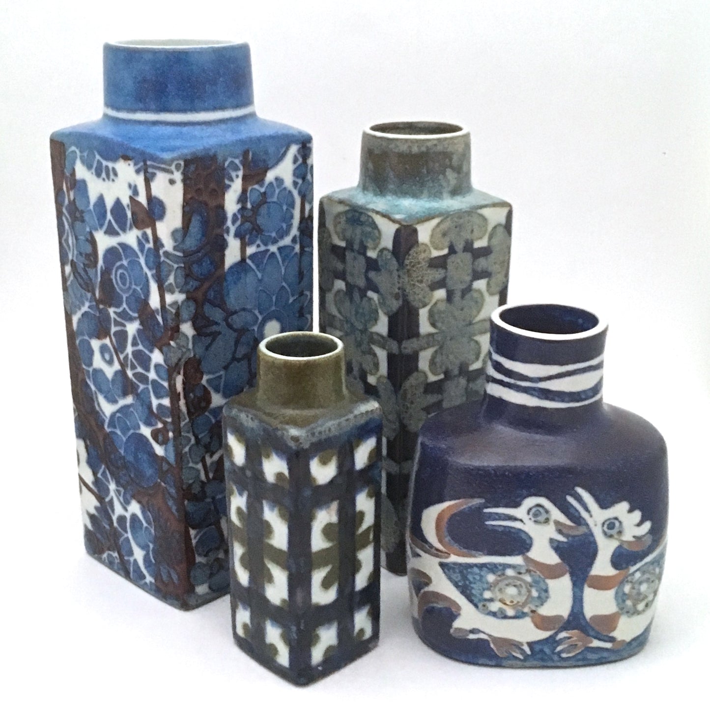 Royal Copenhagen faience 'Baca' pillar vase - Johanne Gerber