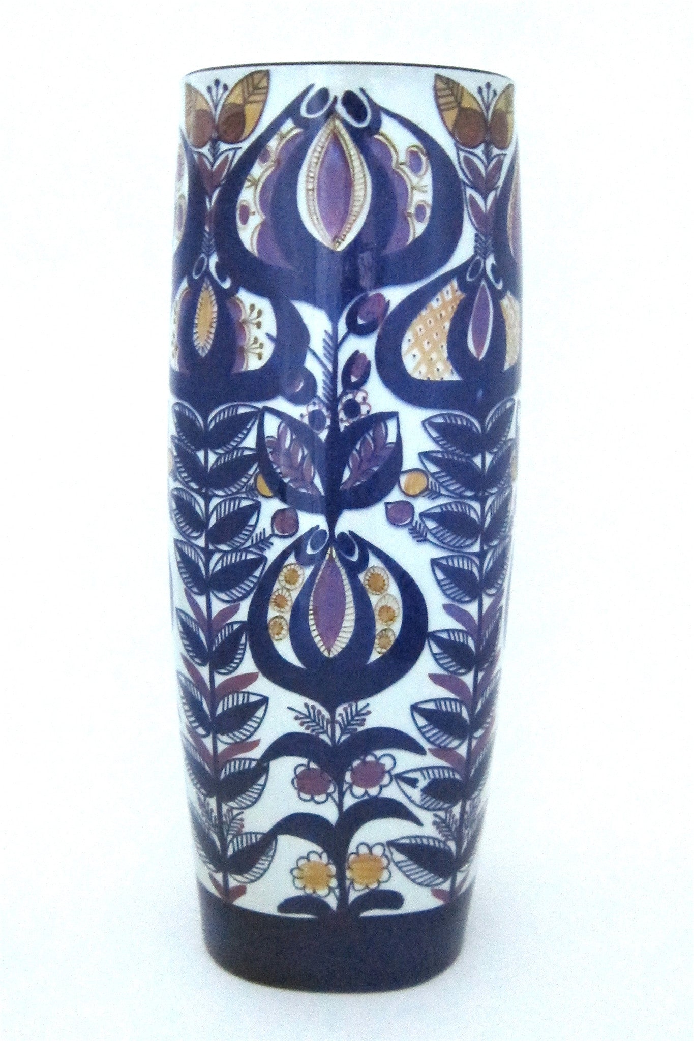 Royal Copenhagen Denmark huge Tenera vase by Berte Jessen