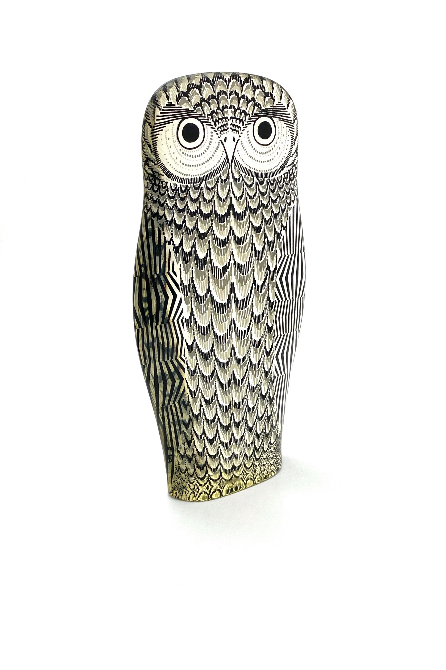 Abraham Palatnik Brazil vintage acrylic pop art owl sculpture