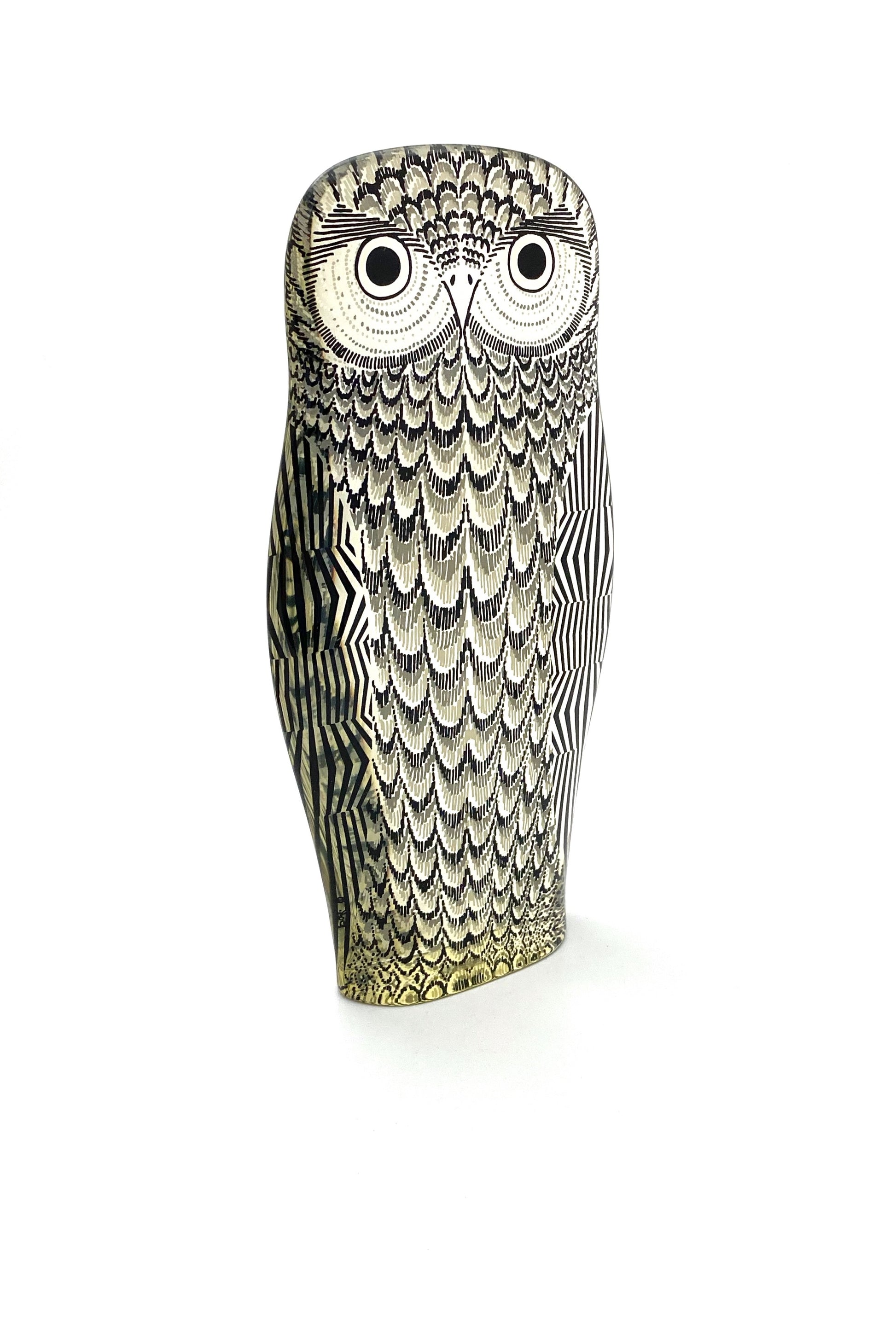Abraham Palatnik Brazil vintage acrylic pop art owl sculpture