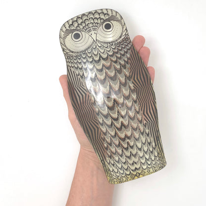 scale Abraham Palatnik Brazil vintage acrylic pop art owl sculpture