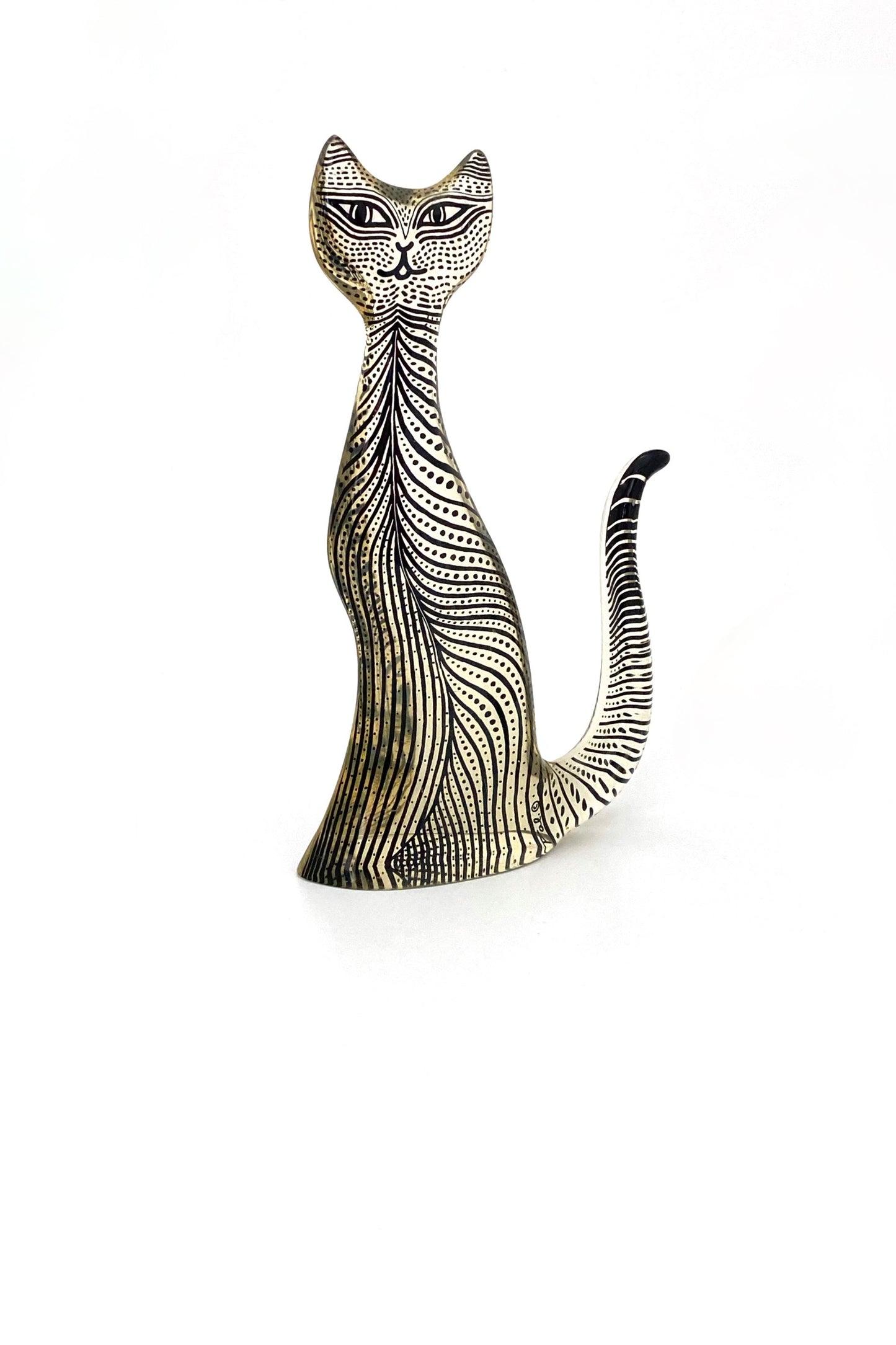 Abraham Palatnik seated cat ~ medium (8")