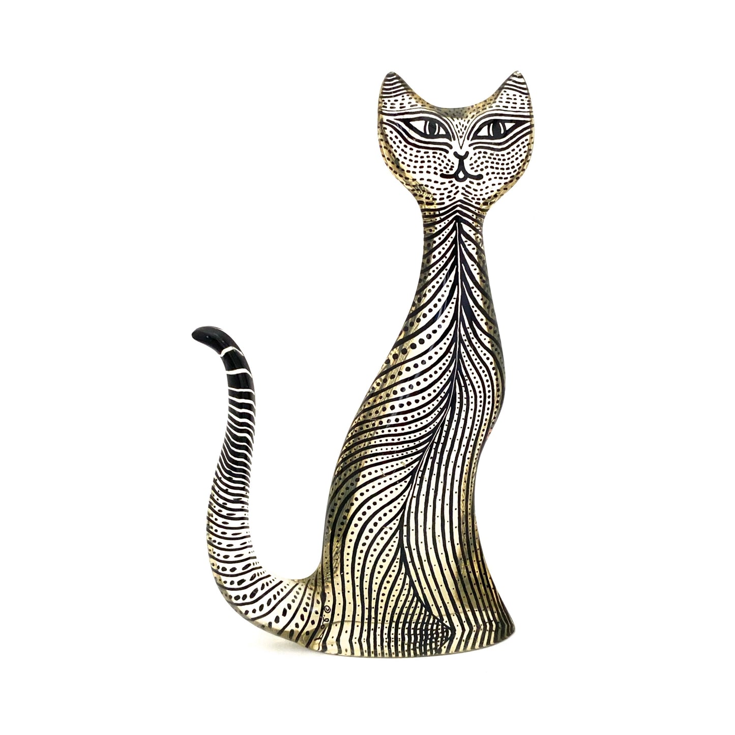 Abraham Palatnik seated cat ~ medium (8")
