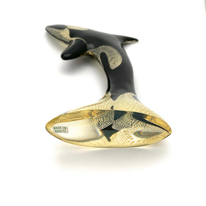 Abraham Palatnik orca whale ~ 9 3/4"
