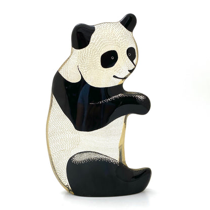 profile Abraham Palatnik Brazil vintage acrylic pop art panda bear sculpture