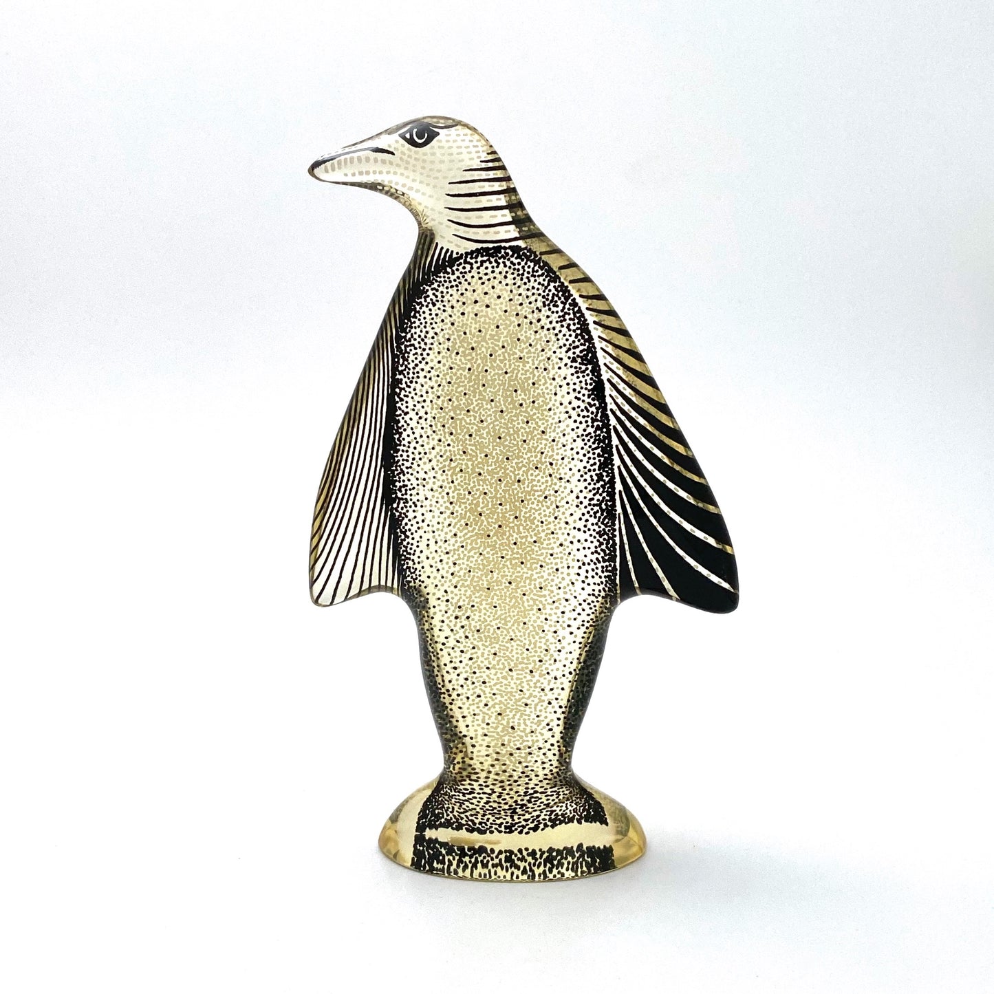 profile Abraham Palatnik Brazil vintage acrylic pop art penguin sculpture