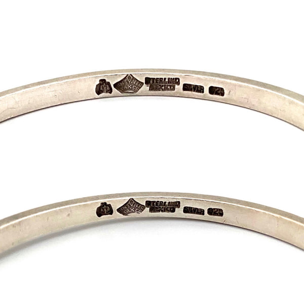 Antonio Pineda plain silver bangles ~ 1 available