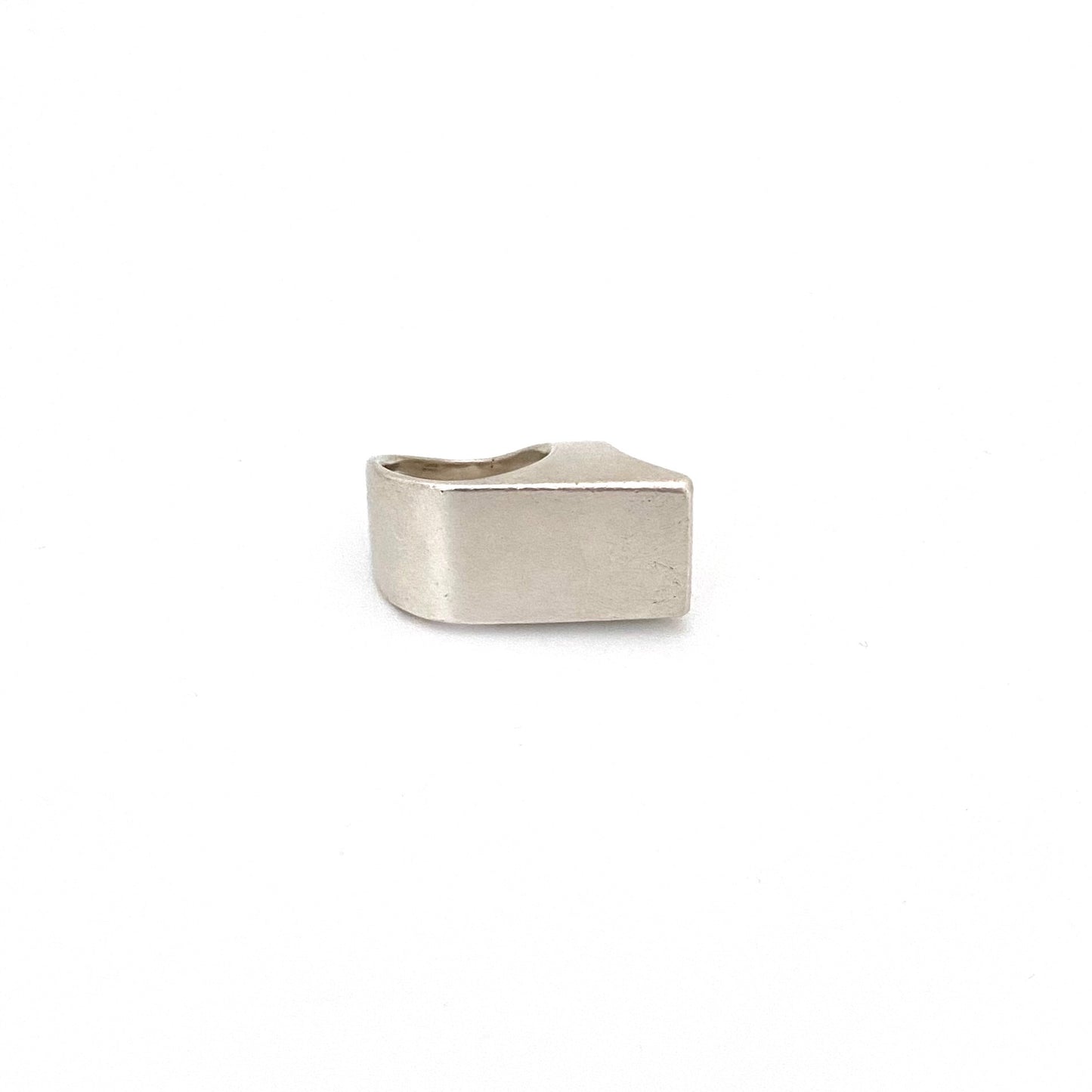 Arne Johansen chunky silver ring