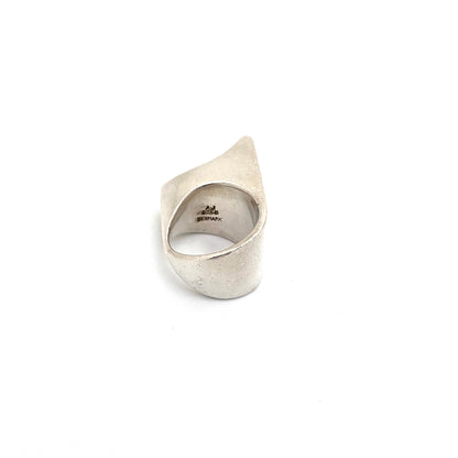 Arne Johansen chunky silver ring