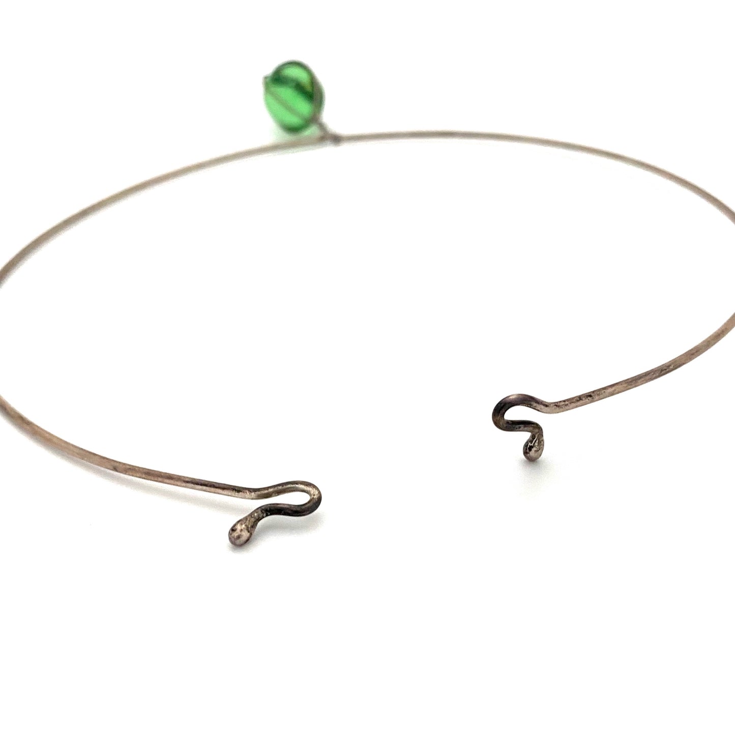 Bent Knudsen glass sphere choker necklace