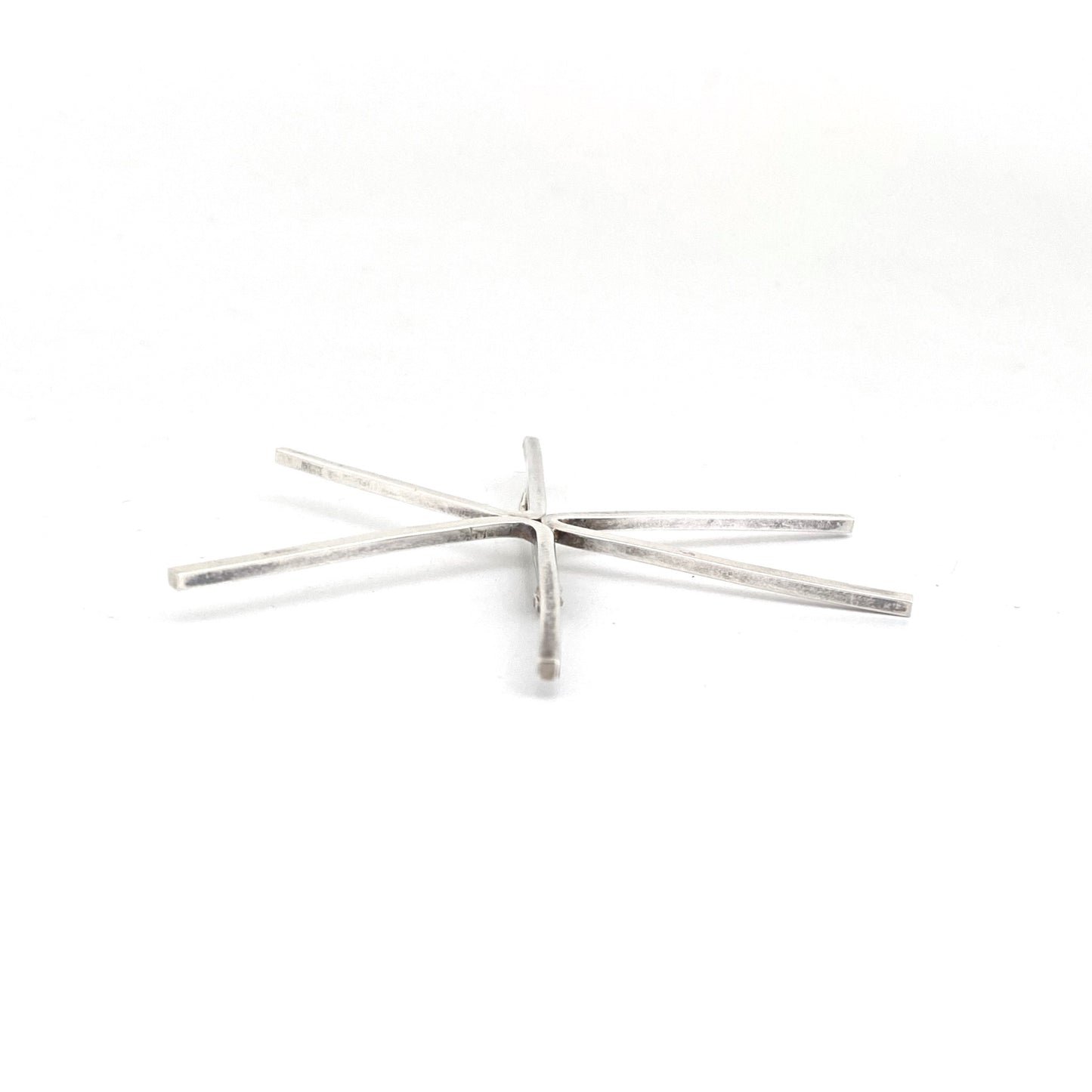 Betty Cooke large silver star brooch