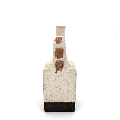 detail Bruno Gambone Italy vintage glazed ceramic vase Modernist design