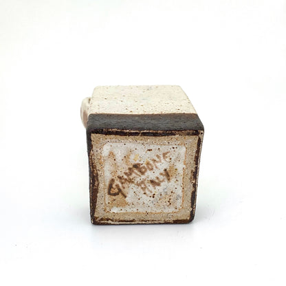 Bruno Gambone ceramic vase with handle