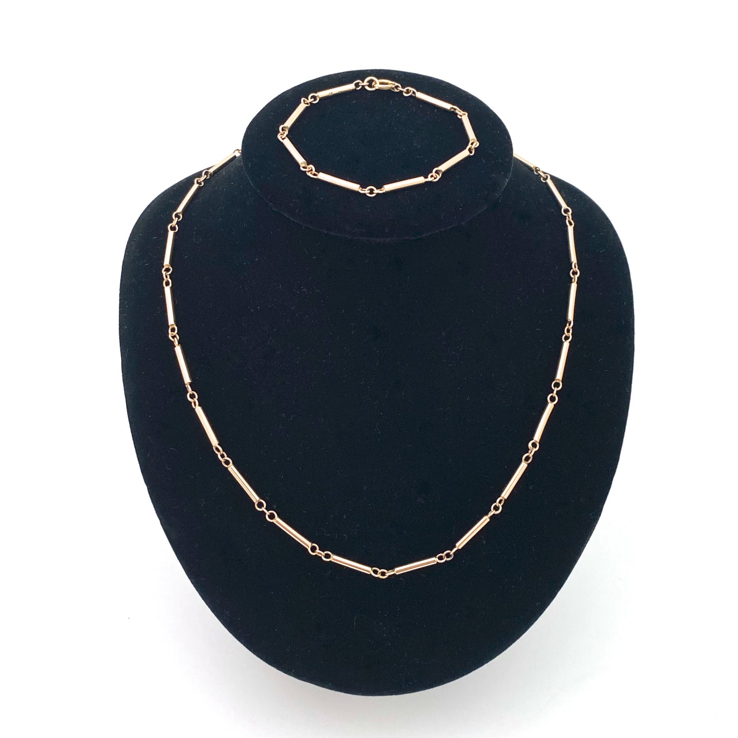 Darla Hesse 14k gold convertible necklace & bracelet