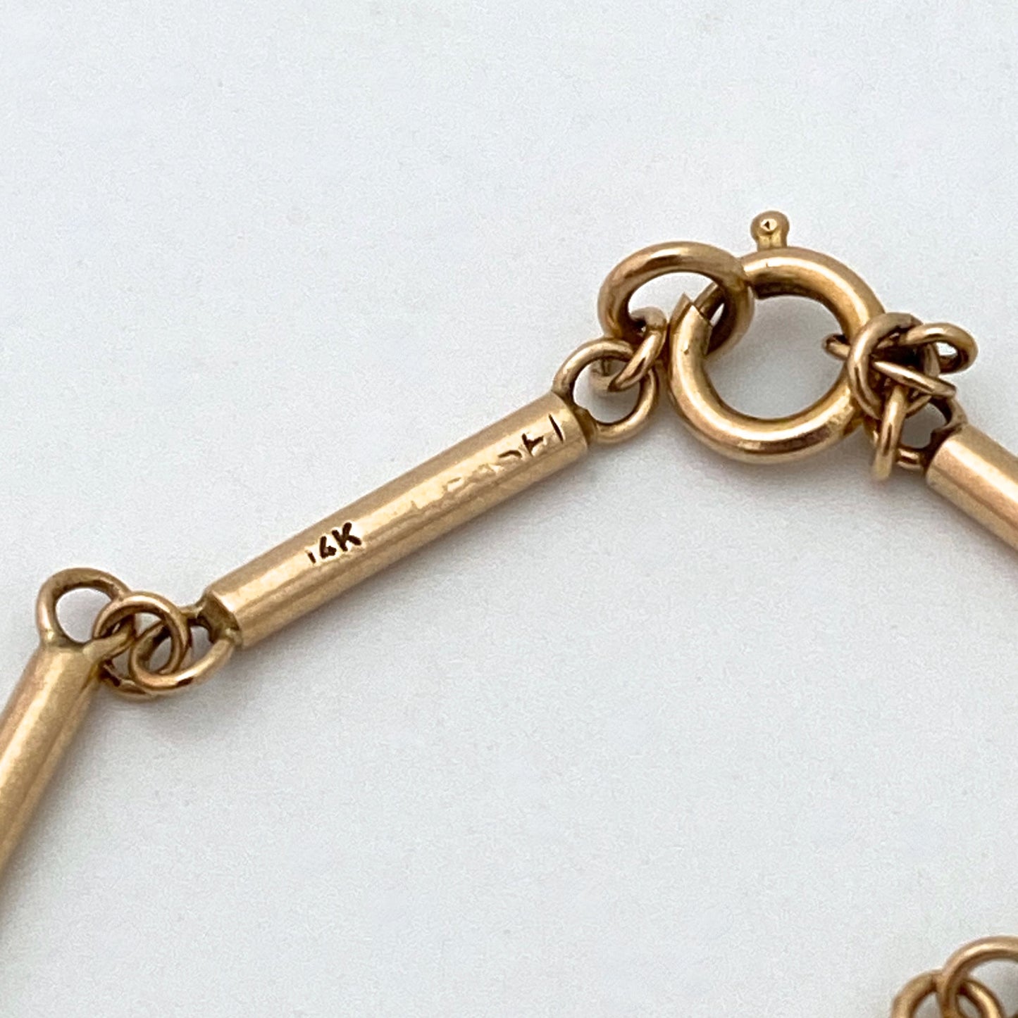 Darla Hesse 14k gold convertible necklace & bracelet