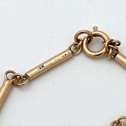 Darla Hesse 14k gold convertible necklace & bracelet