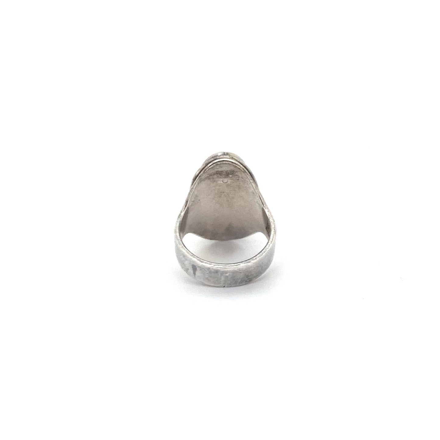 Darla Hesse silver & 14k gold dome ring