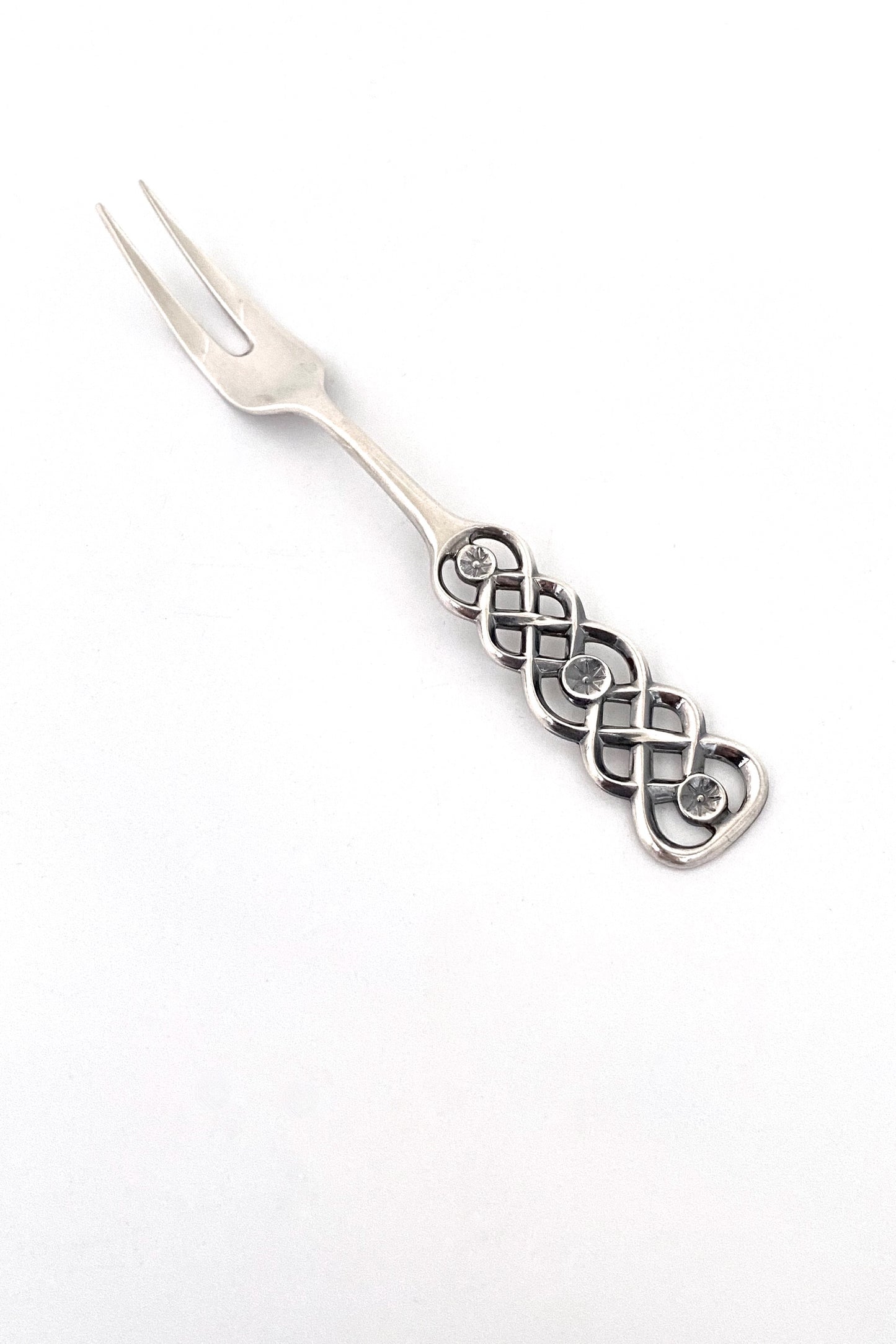 David-Andersen Ringebu silver condiment fork