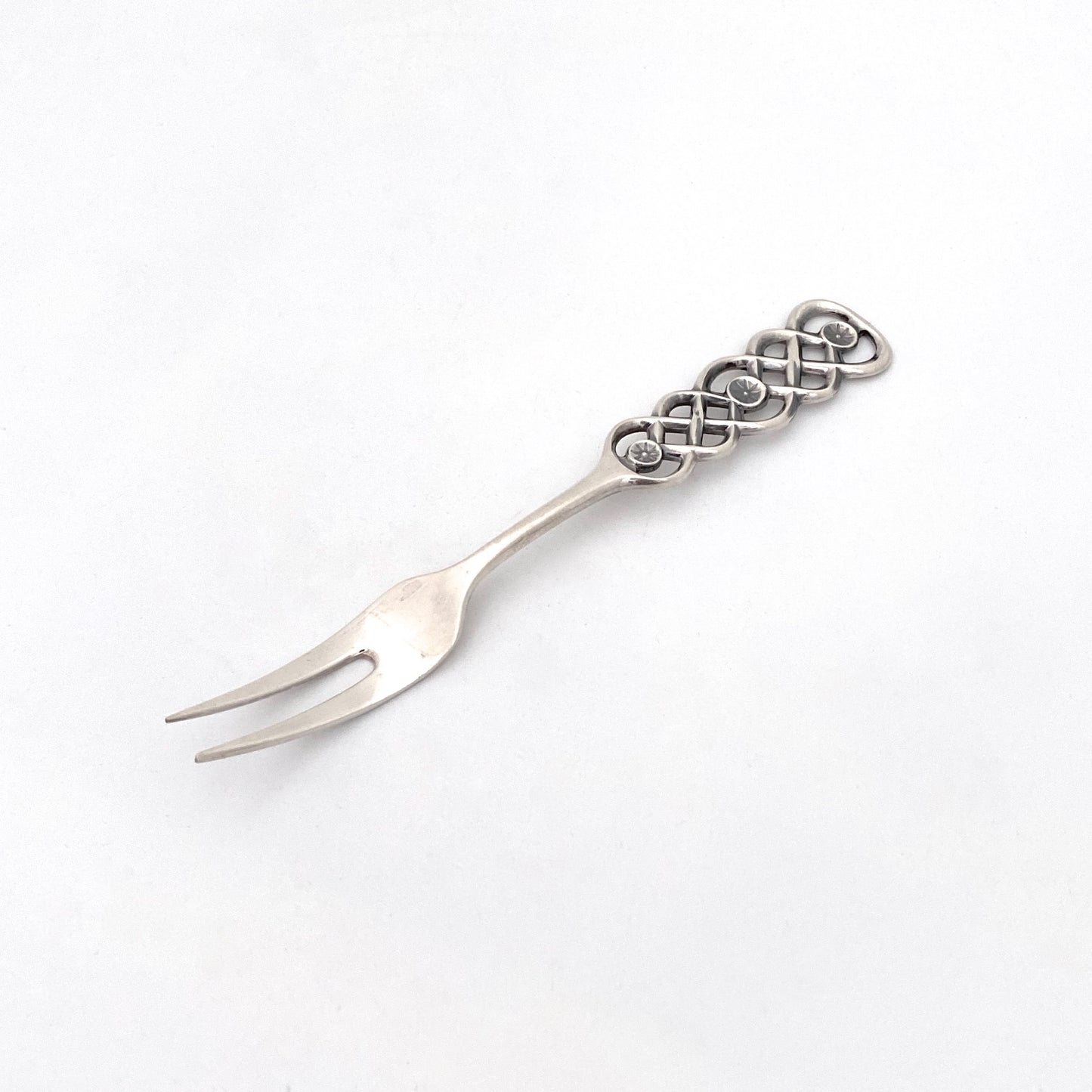 David-Andersen Ringebu silver condiment fork