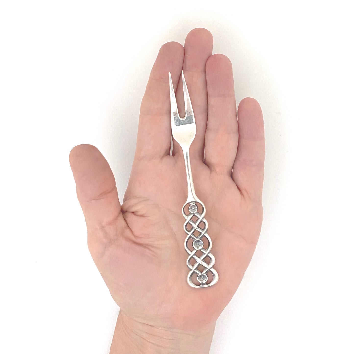 David-Andersen Ringebu silver condiment fork