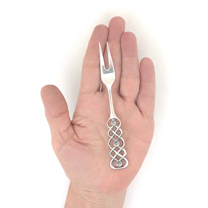 David-Andersen Ringebu silver condiment fork