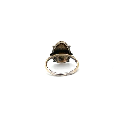 David-Andersen silver & enamel ladybug ring ~ Willy Winnaess