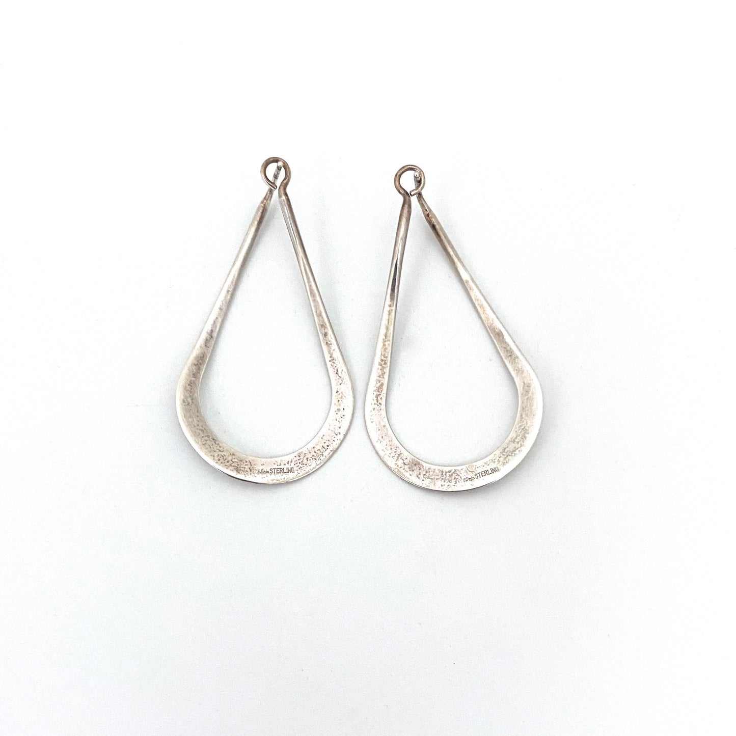 Ed Levin large hoop earrings