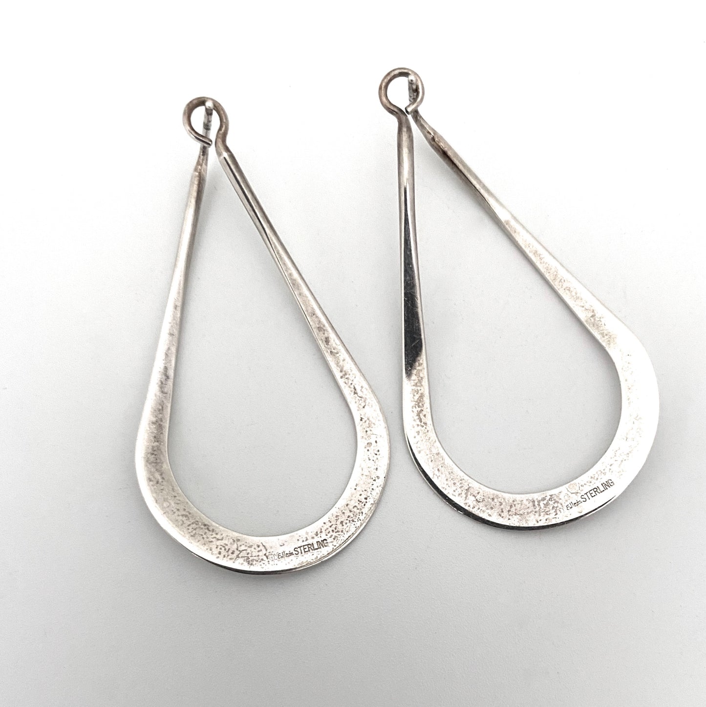 Ed Levin large hoop earrings