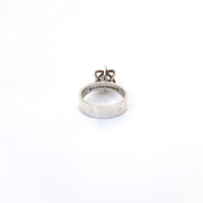 Elis Kauppi for Kupittaan Kulta pale chalcedony 'caged sphere' ring