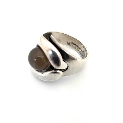 Kupittaan Kulta reindeer antler ring ~ Elis Kauppi