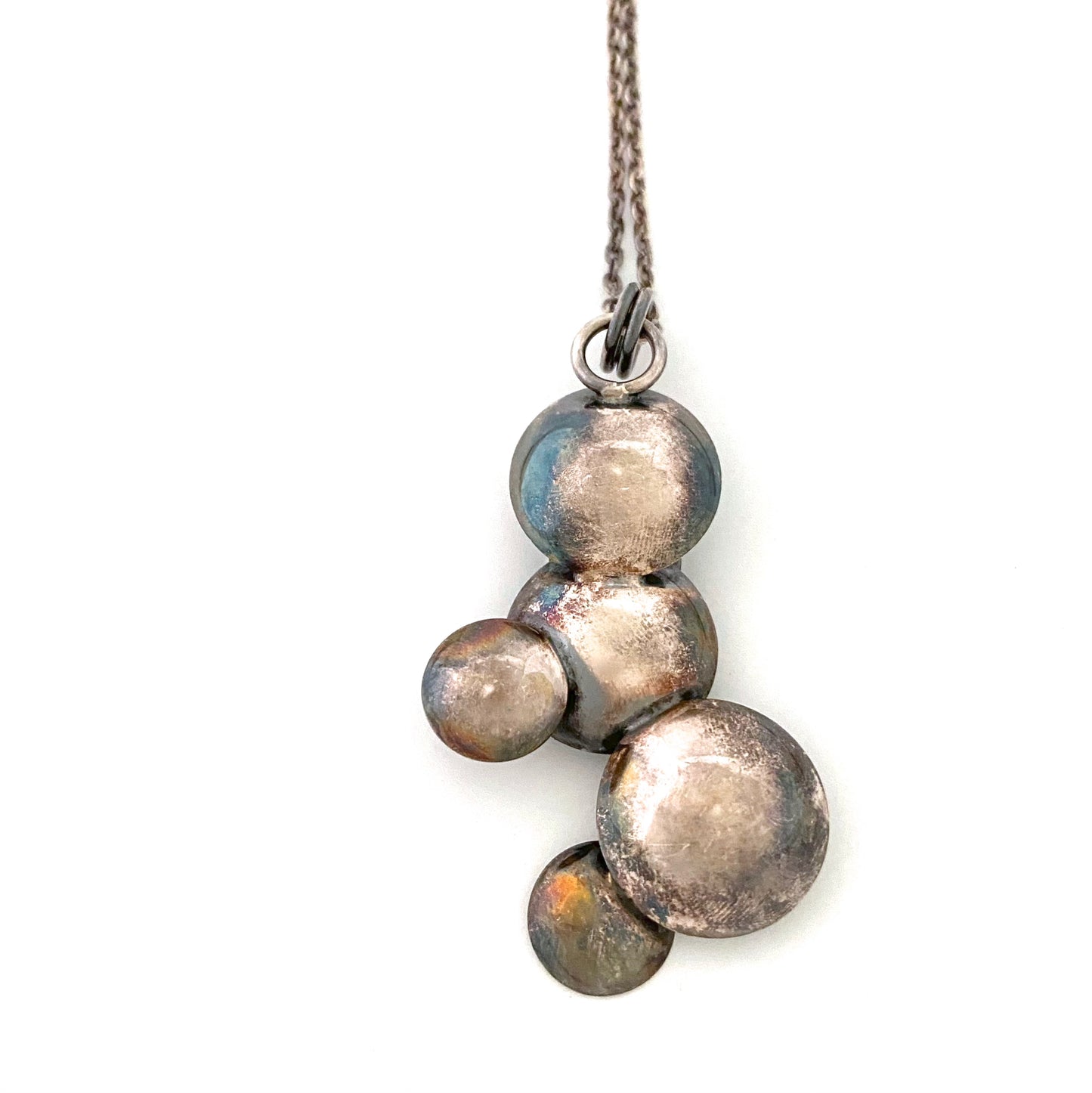 Elis Kauppi silver discs pendant necklace