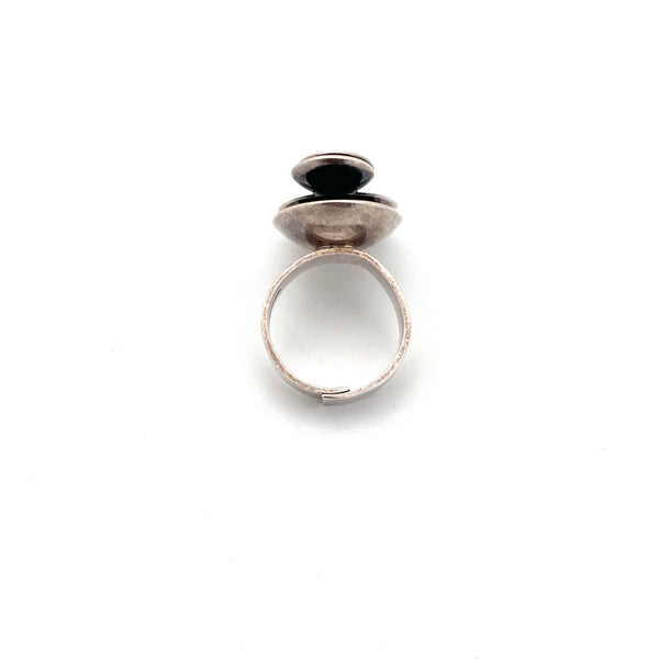 Elis Kauppi silver discs ring