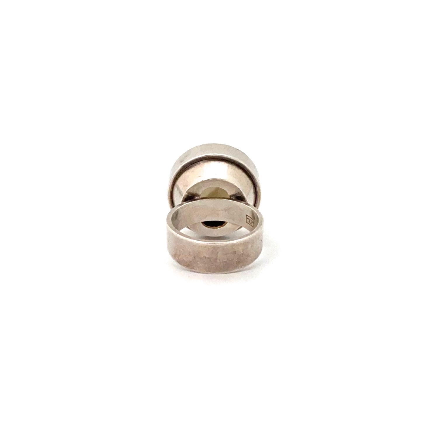 Elis Kauppi silver & large smoky quartz ring