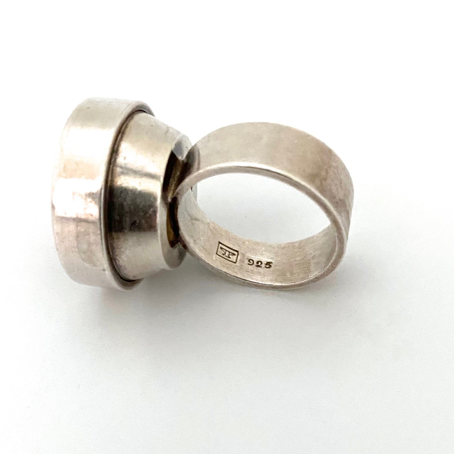 Elis Kauppi silver & large smoky quartz ring