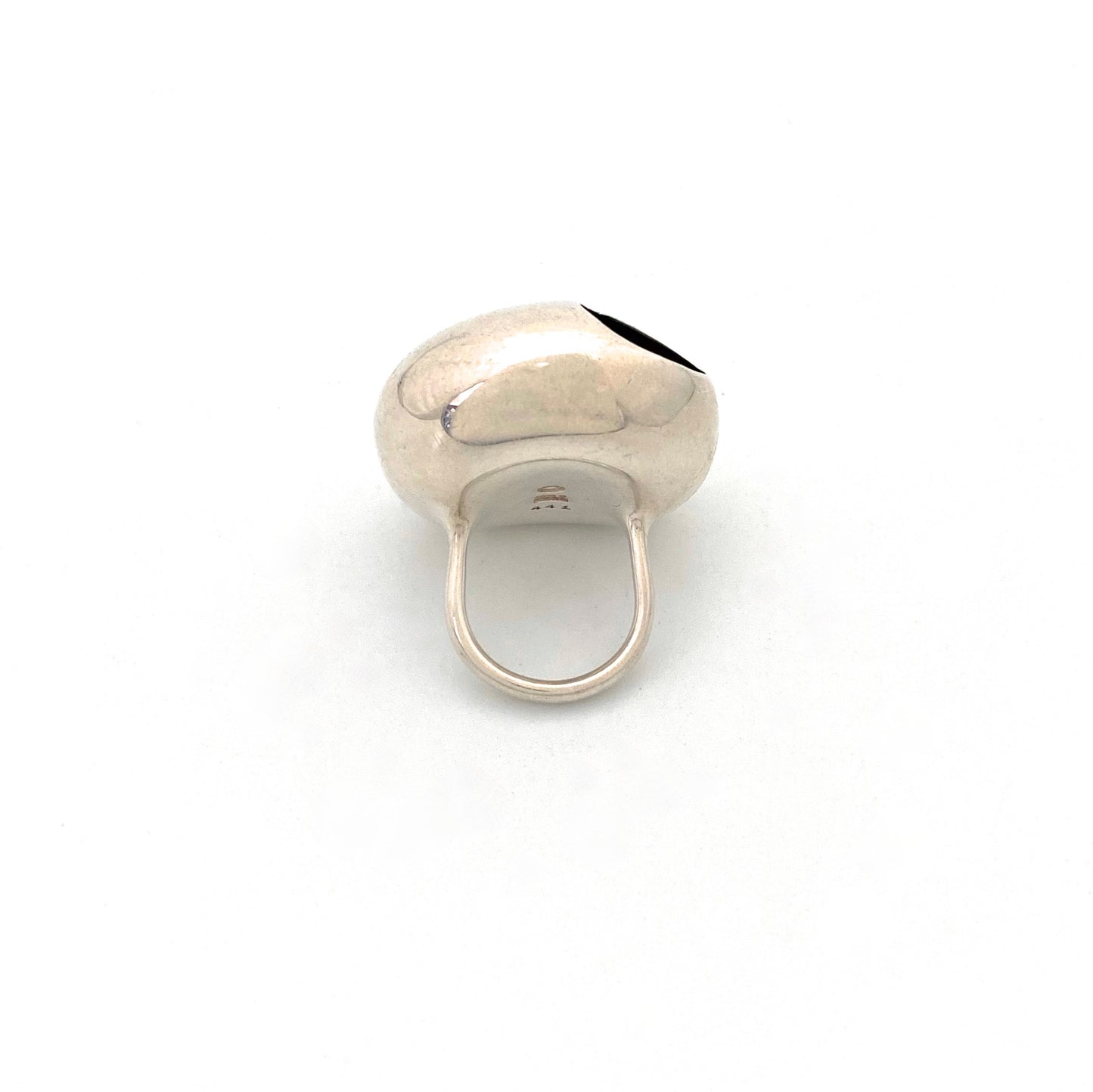 Georg Jensen large 'Cave' ring #441 ~ Jacqueline Rabun