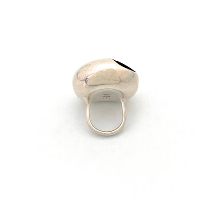 Georg Jensen large 'Cave' ring #441 ~ Jacqueline Rabun