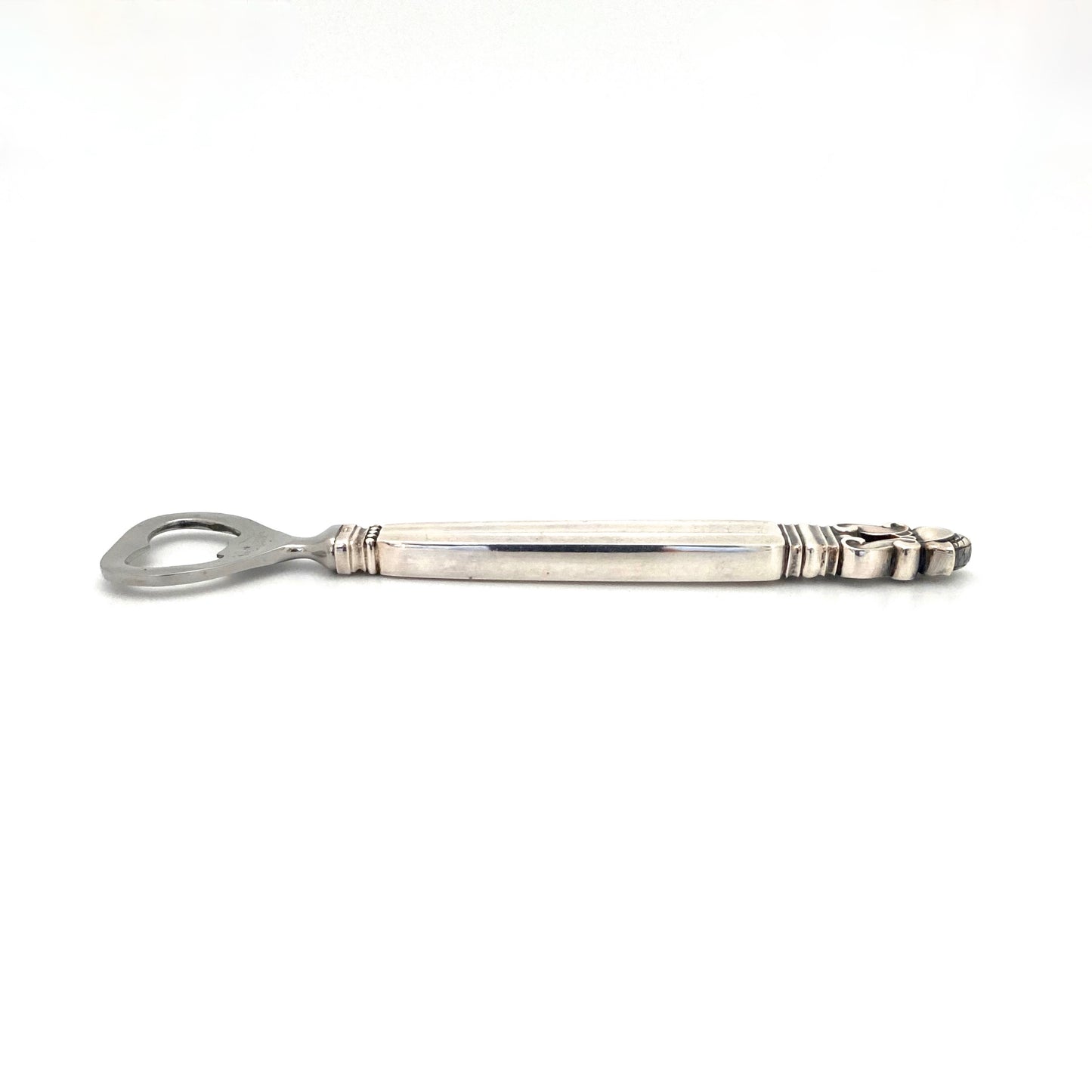 Georg Jensen silver 'Acorn' bottle opener ~ long handle