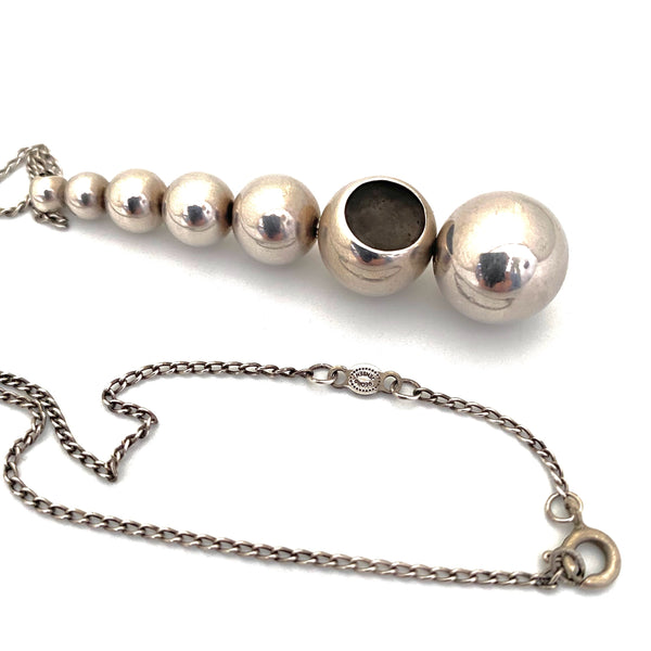 Georg Jensen 'Cave' pendant necklace #441 ~ Jacqueline Rabun
