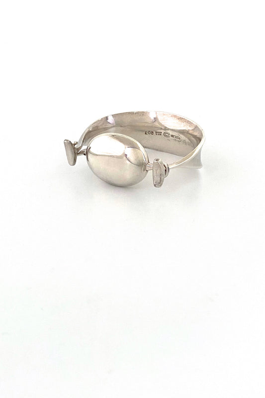Georg Jensen Denmark vintage silver bracelet 203 Vivianna Torun Scandinavian Modernist jewelry design